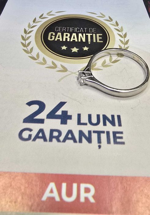 Inel din aur alb (AG32 B27651.1) 2 ANI GARANTIE!
