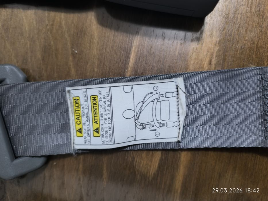 Задний ремень для среднего пассажира на Lacetti /Gentra , оригинал GM