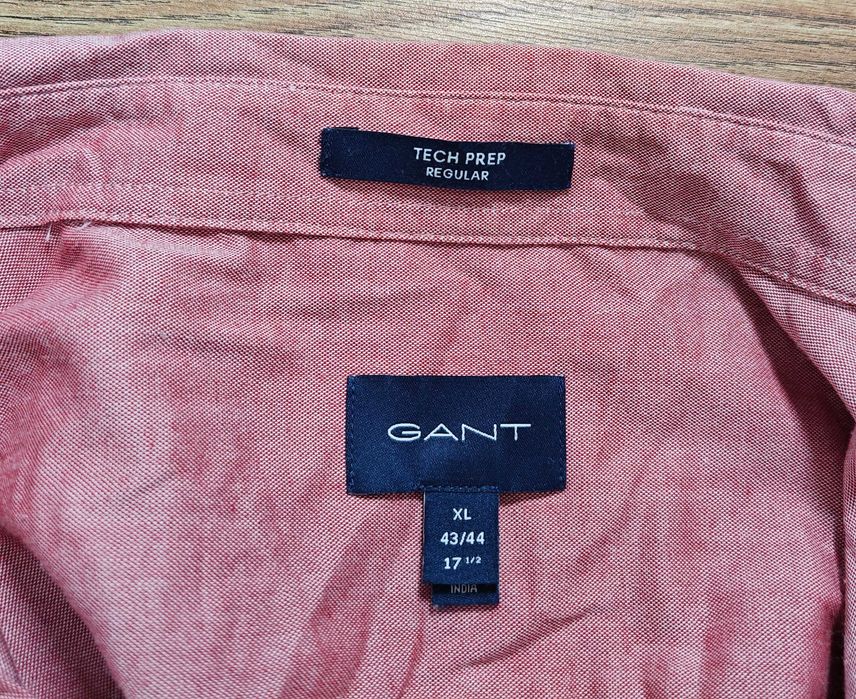 GANT Tech Prep Оригинална мъжка риза Цвят Сьомга Размер XL