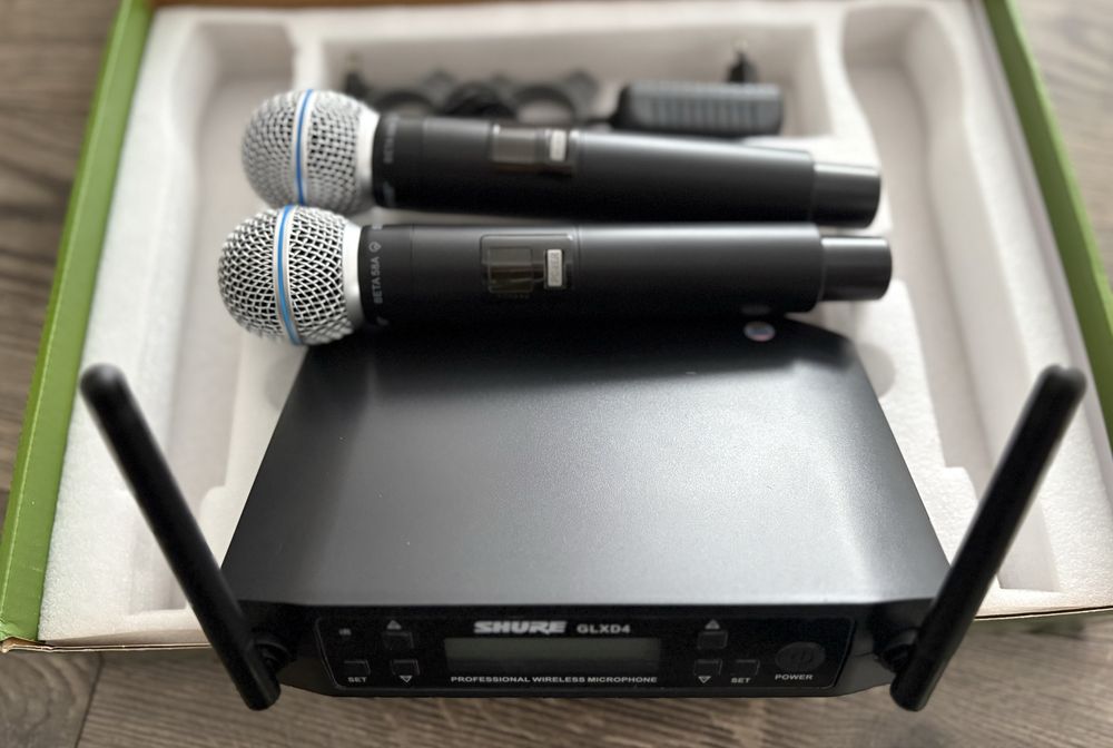 Microfoane wireless GLXD4 Beta 58 ( clone Shure )