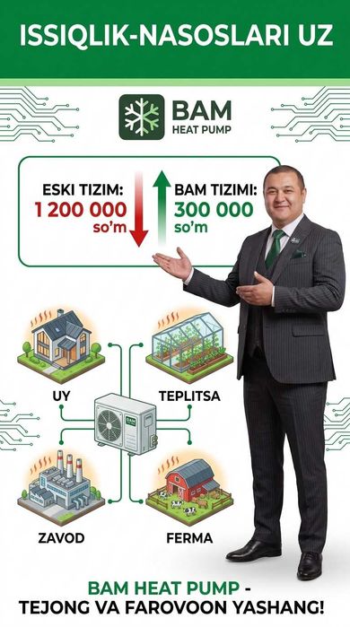 Fan Coil Тепловой Насос Жиззах Issqilik Nasoslari Jizzax Fankoyl