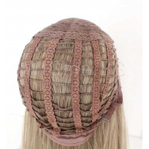 Дълга руса перука на вълни с бретон Беатрис