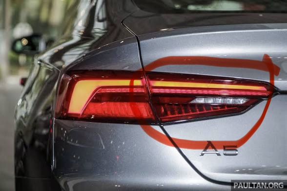 Стоп Стопове вътрешни ауди а5 audi a5 sportback coupe 2017-2020