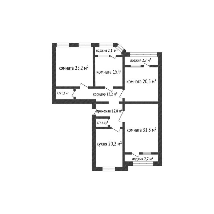 60 млн 4 ка 152м кв