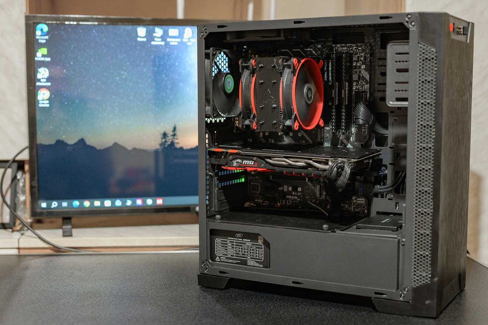 8-ядрен компютър, MSI Х570, 32 GB