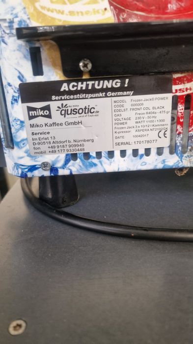 Машина за скрежина Miko Frozen Jack 3 х 10/12 литра