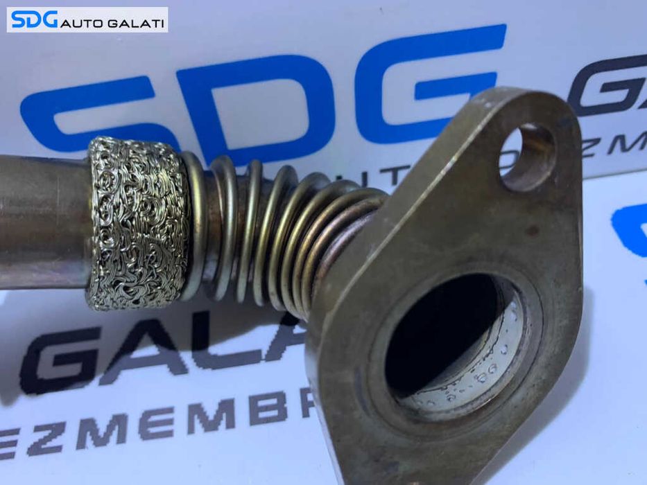 Teava Conducta Racitor Gaze EGR Audi A4 B7 1.9 TDI BKE BRB 2005 - 2008 Cod 028131521AD [i0061]