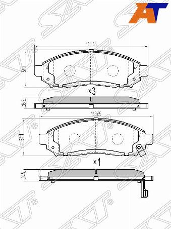 Колодки тормозные Nissan Pathfinder