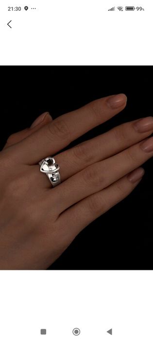 Кольцо серебряное Sokolov