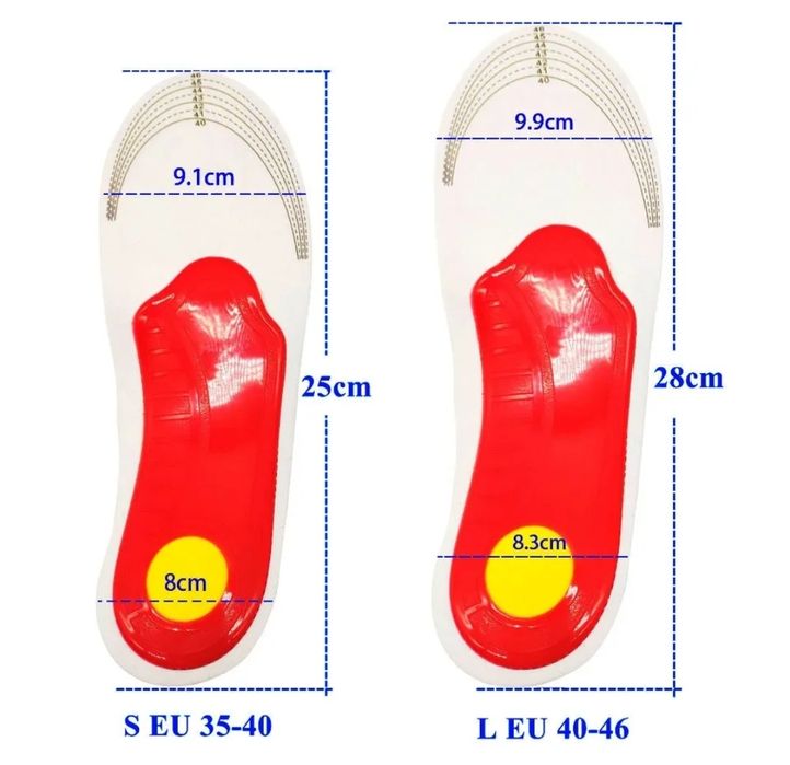 Ортопедични стелки, универсални 40-46