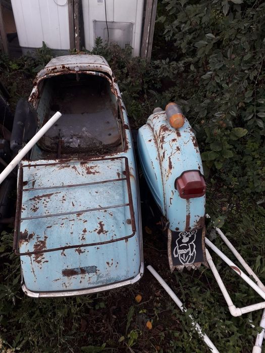 Коляска люлька для мотоцикла