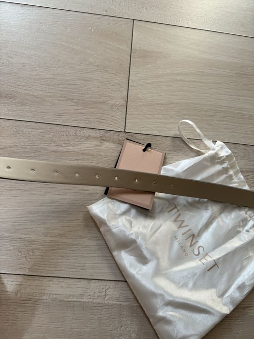 Twinset сребрист колан