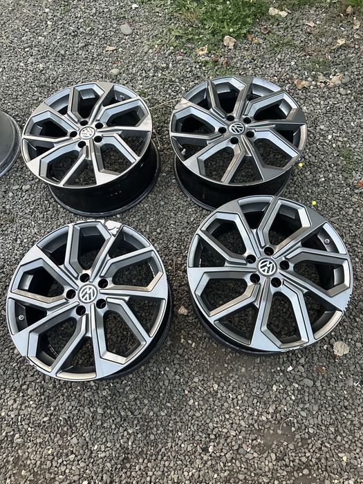 Jante originale 19 5 112 Wv Passat CC Tiguan T ROC Saran Touran Audi A4 A6 Q3 Skoda Octavia Superb Karoq Kodiaq Seat Ateca