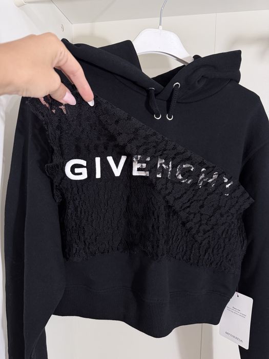 Givenchy нов оригинален суитшърт с дантела