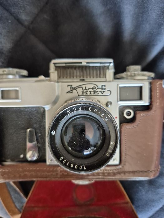 Rangefinder Kiev 4 cu obiectiv 50mm f2 si jupiter 9 85mm