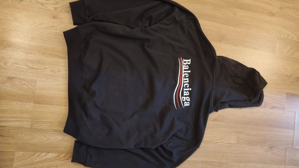 Balenciaga embroidered logo hoodie