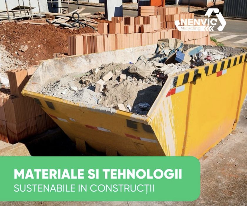 Închiriem containere / bene moloz, gunoi, deșeuri reciclabile