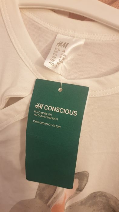 Set   nou pijamale H&M nou cu eticheta 98