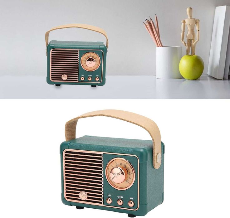 Ретро Bluetooth високоговорител, 360-градусов