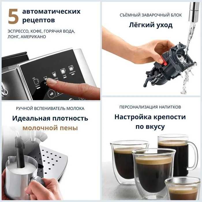 Кофемашина DeLonghi ECAM220.30.SB Magnifica Start