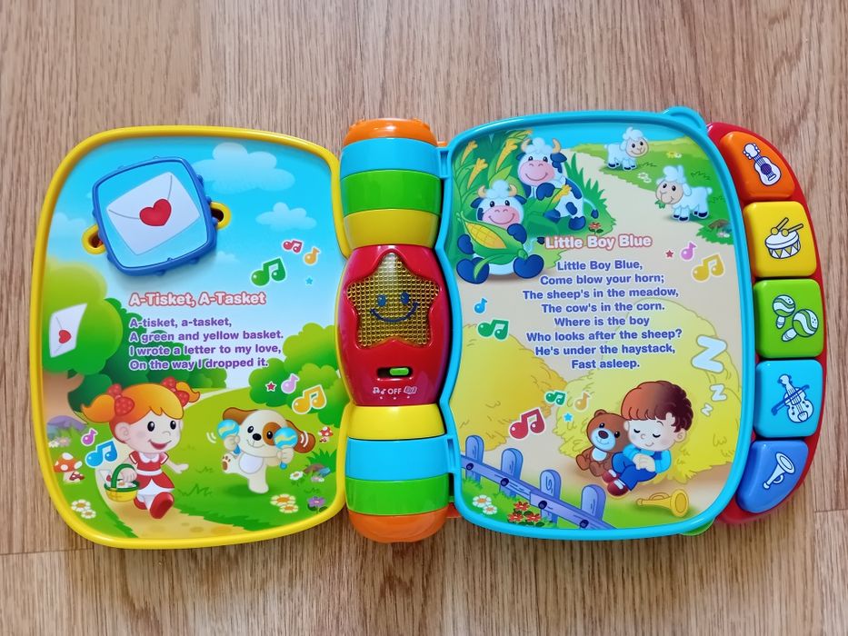 Carte muzicală interactivă VTech Musical Rhymes Book (Engleză) - Stare foarte bună