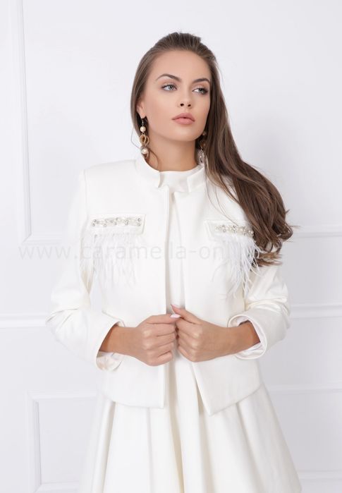 Сако с пера  Caramella fashion S