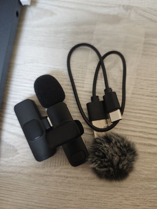 Микрофон петличный новый