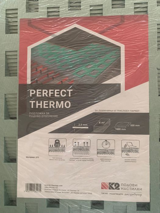 За дома  Подложка Perfekt Thermo Продавам  20 пакета  цена 100 евро