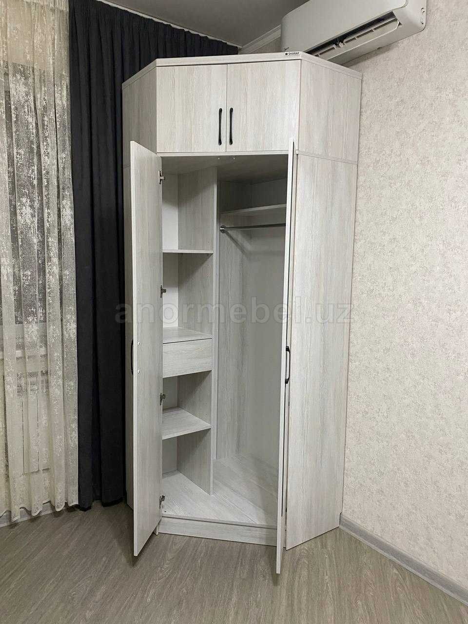 Угловой шкаф с антресолью sharaf mebel: 2 190 000 сум - Мебель для ...