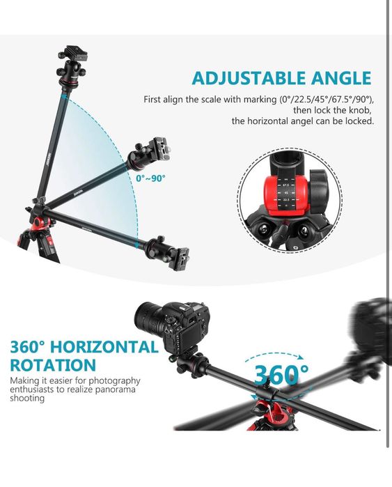 Трипод. NEEWER. Рамо. монопод. Статив. Фото. Видео. Камера