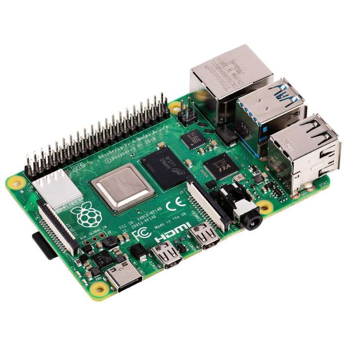 Placă de dezvoltare Raspberry Pi4 Model B, LAN, WiFi, Bluetooth, USB, micro HDMI 4GB