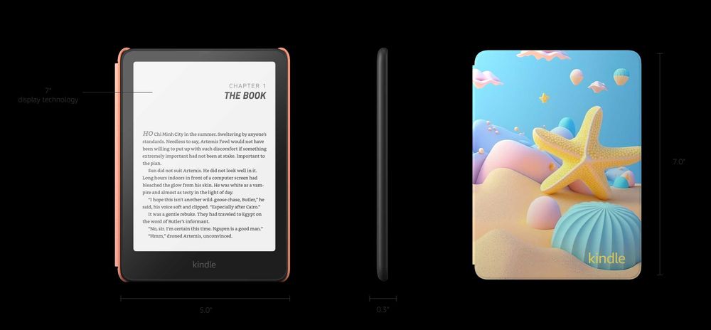 Новинка! Amazon Kindle Paperwhite 12gen с оригинальным чехлом