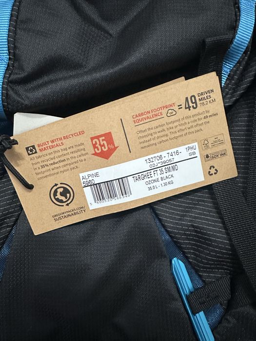 Rucsacsaci  Gregory Targhee 45 L NOU
