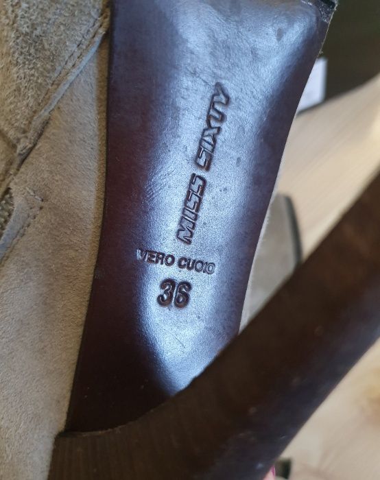 Botine piele întoarsă Miss Sixty