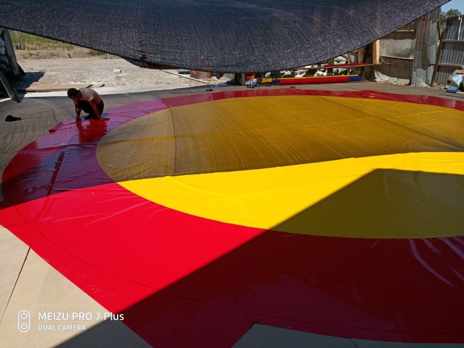 Борцовский ковер 10х10 м