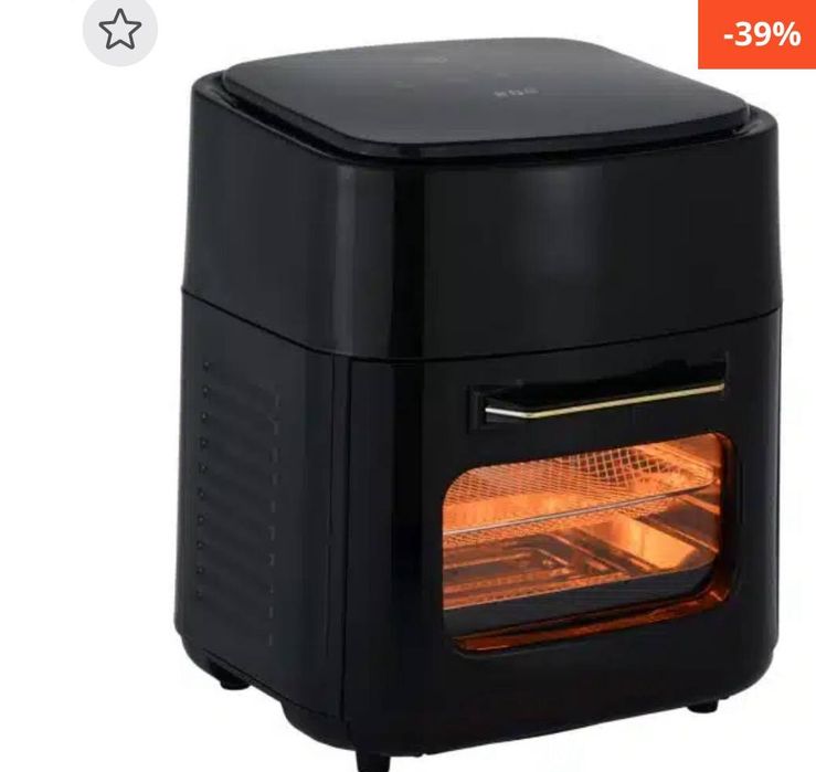 Friteuză cu Aer Cald Digitală 15L, 1400W