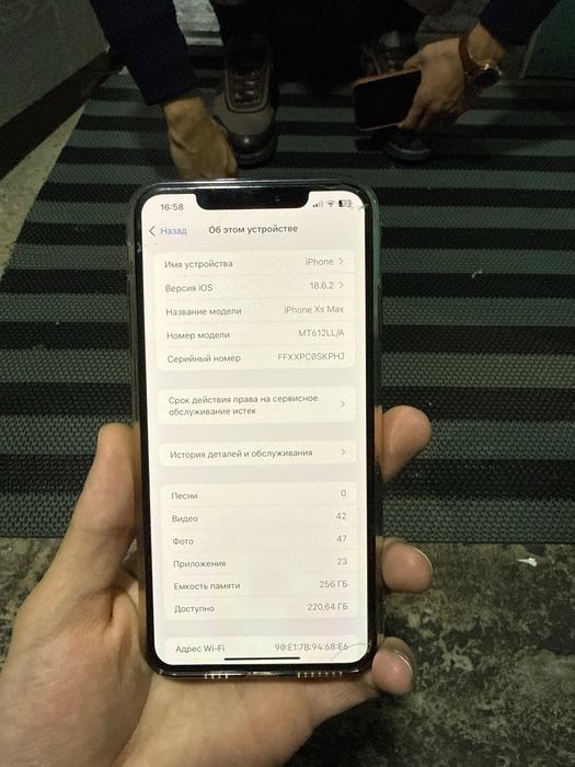 Iphone X S Max 256 gb
