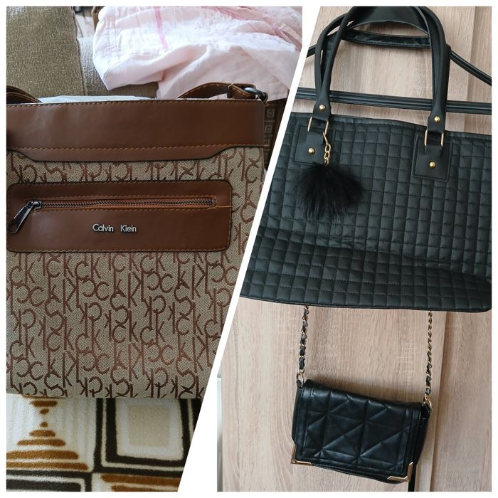 Лот от 3 чанти мала средна и голяма