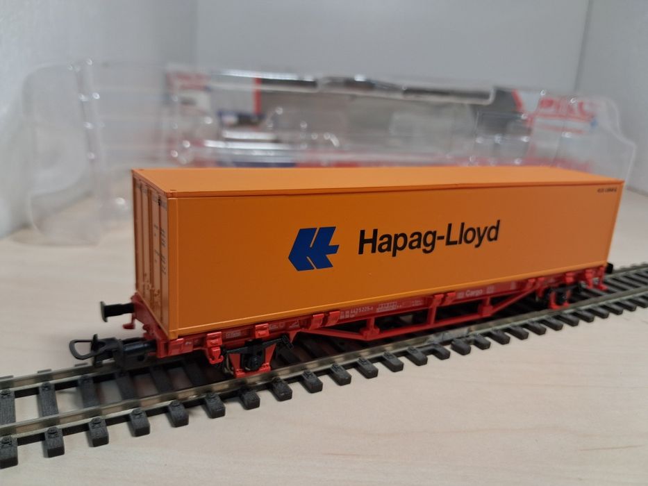 Piko  vagoane port container trenulet electric scara H0