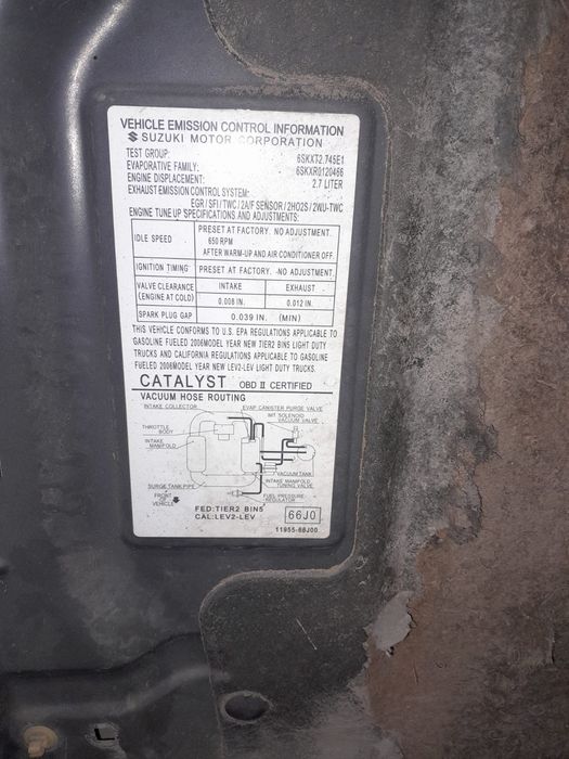 Капот от Suzuki Grand Vitara