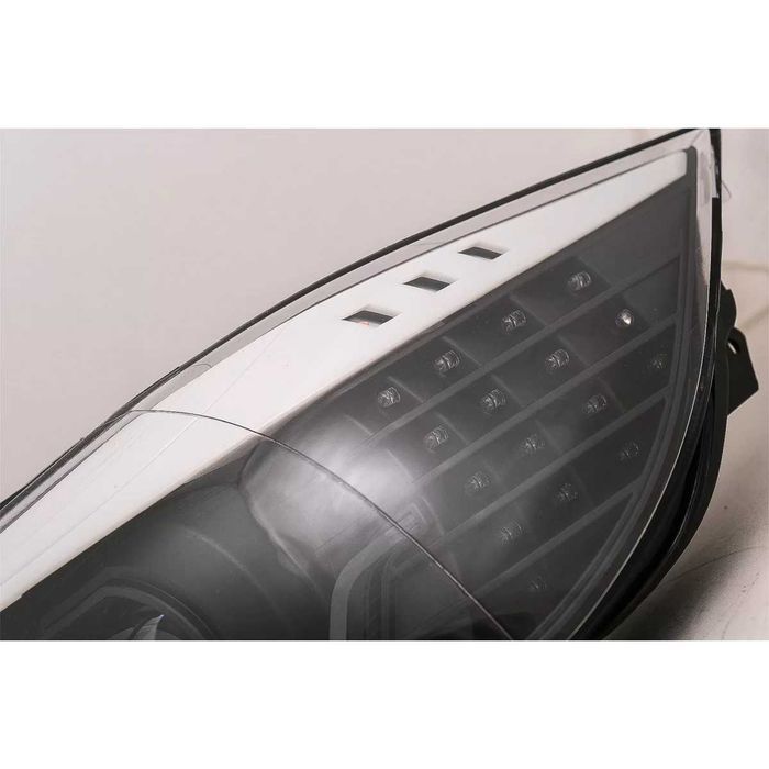 Faruri BMW Seria 3 Limousine E90 Touring E91 (03.2005-08.2008) 3D LED Angel Eyes  Negru