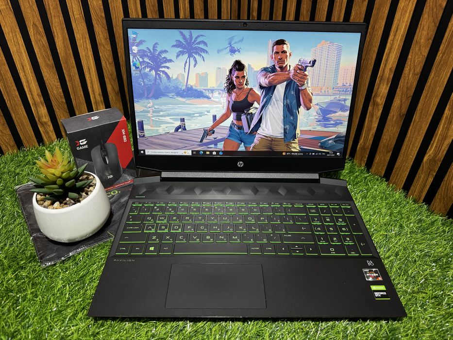 Игровой Ноутбук Hp Pavilion Gaming AMD Ryzen5-3550H/8GB/SSD512/GTX1650