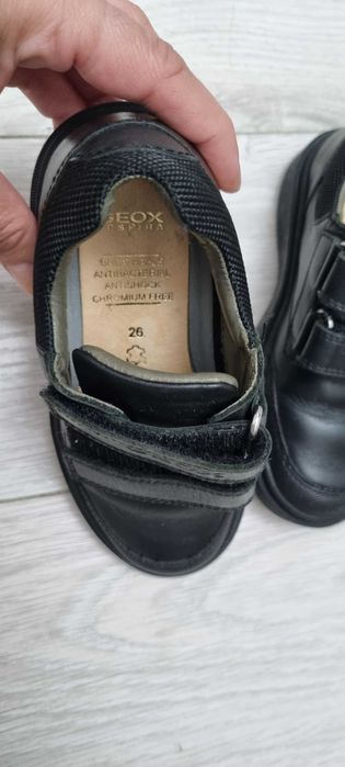 Pantofi piele baieti Geox