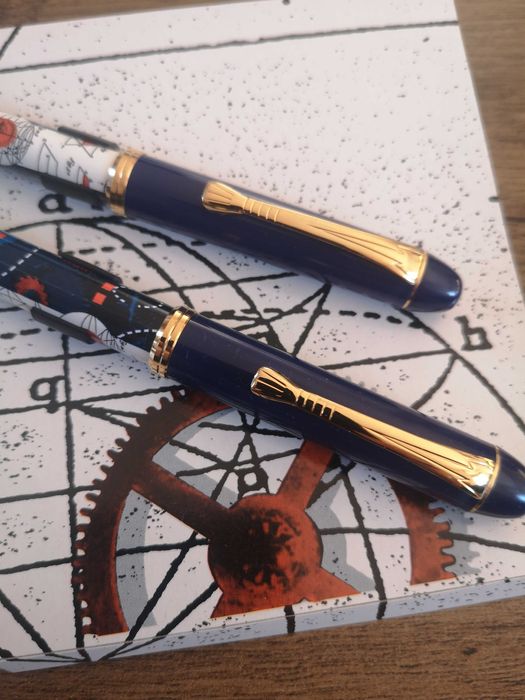 Set pix si stilou cu accesorii din aur 24 carate