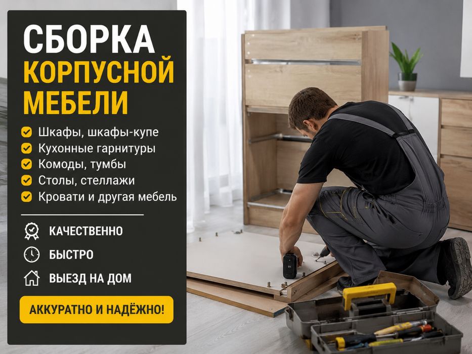 Сборка корпусной мебели.