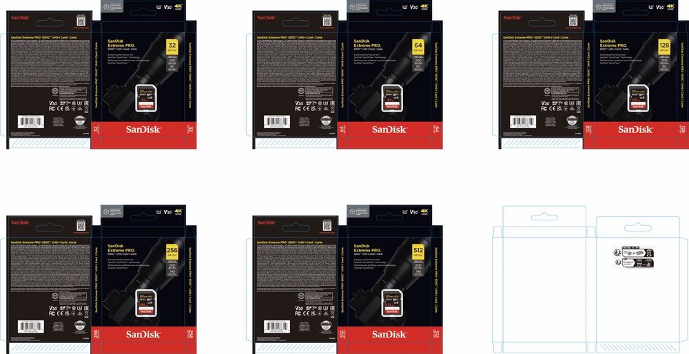 Карты памяти SanDisk MicroSD и SD флешки