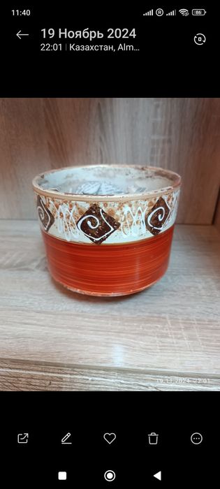Горшок керамика для цветов