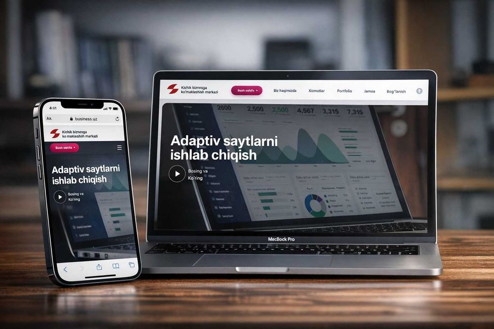 Website Mobile ilova Telegrambot