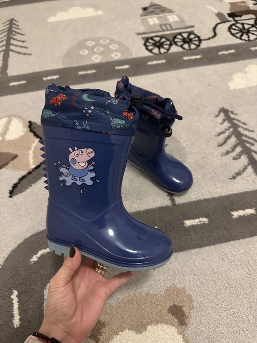 cizme de cauciuc cu banda elastica