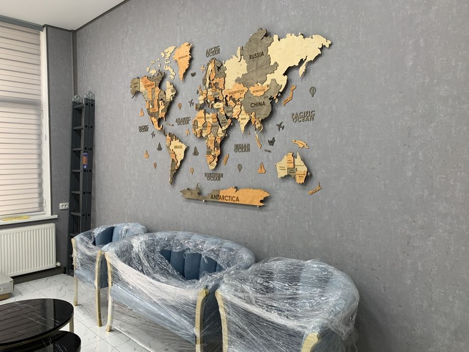 Дунё харитаси декор 3д, карта мира, 3d xarita 3d dunyo, karta mir, a